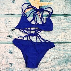 Strappy Blue swimsuit